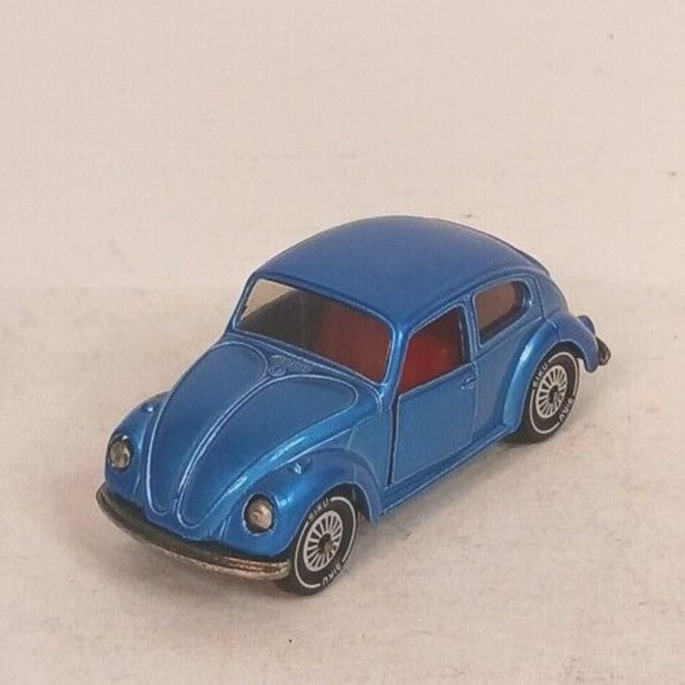 Siku Volkswagon VW Beetle 1300 Diecast Vintage Blue 1:64 Blue Made In Germany